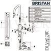 Bristan Blueberry Easyfit Sink Mixer Tap Spares
